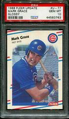 Mark Grace #U-77 Baseball Cards 1988 Fleer Update Glossy Prices