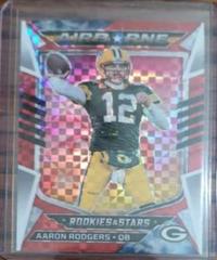 Aaron Rodgers [Red Plaid] #AI-11 Football Cards 2022 Panini Rookies & Stars Airborne Prices