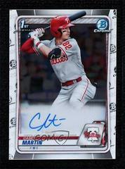 Casey Martin Baseball Cards 2020 Bowman Draft Picks Chrome Autographs Prices