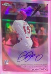 Jon Jay [Refractor Autograph] Baseball Cards 2010 Topps Chrome Prices