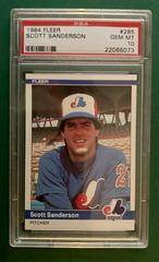 Scott Sanderson #285 Baseball Cards 1984 Fleer Prices