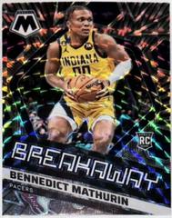 Bennedict Mathurin [Purple] #13 Basketball Cards 2022 Panini Mosaic Breakaway Prices