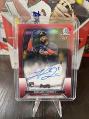 Michael Harris II [Red] #CRA-MH Baseball Cards 2023 Bowman Chrome Rookie Autographs Prices