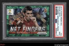 David Villa [Green Crystal Prizm] Soccer Cards 2014 Panini Prizm World Cup Net Finders Prices