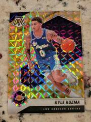 Kyle Kuzma [Reactive Yellow] Basketball Cards 2020 Panini Mosaic Prices