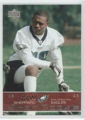 Lito Sheppard #289 Football Cards 2002 Upper Deck Prices