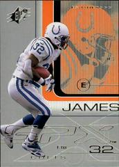 Edgerrin James #38 Football Cards 2001 Spx Prices