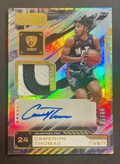 Cameron Thomas [Gold] #2 Basketball Cards 2023 Panini Recon Seasoned Pro Autograph Prices