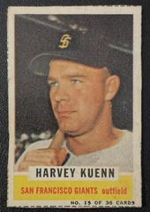 Harvey Kuenn [Hand Cut] Baseball Cards 1961 Bazooka Prices