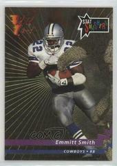 Emmitt Smith [Gold] #ESS-80 Football Cards 1993 Wild Card Stat Smashers Prices