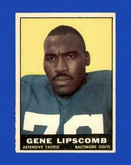 Gene Lipscomb Football Cards 1961 Topps Prices