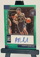 Andrew Nembhard [Green Wave] #ROA-ANH Basketball Cards 2022 Panini Donruss Optic Rookie Autographs Prices