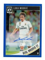 Luka Modric [Optic Autograph Blue] Soccer Cards 2018 Panini Donruss Prices