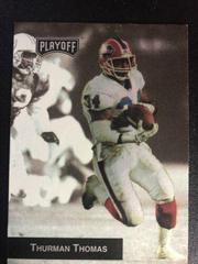 Thurman Thomas Football Cards 1993 Playoff Prices