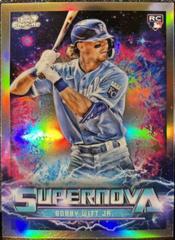 Bobby Witt Jr. #SN-12 Baseball Cards 2022 Topps Cosmic Chrome Supernova Prices