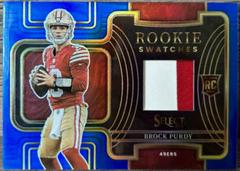 Brock Purdy [Blue] #RSW-17 Football Cards 2022 Panini Select Rookie Swatches Prices