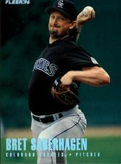 Bret Saberhagen #374 Baseball Cards 1996 Fleer Tiffany Prices