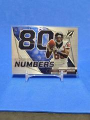 Andre Johnson [Silver] #BN-AJ Football Cards 2022 Panini Zenith Behind the Numbers Prices