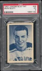 Irvin Scott Hockey Cards 1952 Juniors Blue Tint Prices