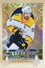 Roman Josi [Pyrotechnic Gold] Hockey Cards 2020 SP Authentic Profiles Prices