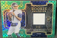 Malik Willis [Green] #RSW-2 Football Cards 2022 Panini Select Rookie Swatches Prices
