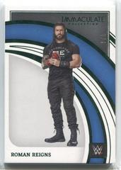 Roman Reigns [Green] #59 Wrestling Cards 2022 Panini Immaculate WWE Prices