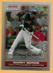 Barry Bonds [Refractor] #200 Baseball Cards 2006 Bowman Chrome Prices