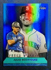 Julio Rodriguez [Blue] #FF-3 Baseball Cards 2022 Topps Fresh Faces Prices
