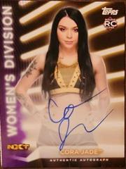 Cora Jade [Purple] Wrestling Cards 2021 Topps WWE Women's Division Autographs Prices