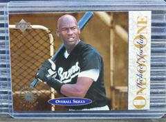 Michael Jordan #5 Baseball Cards 1995 Upper Deck Minors One On One Prices