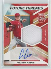 Andrew Abbott [Red] #FTS-AA Baseball Cards 2022 Panini Elite Extra Edition Future Threads Signatures Prices