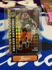 Nick Chubb [Reactive Yellow] #TM-7 Football Cards 2021 Panini Mosaic Touchdown Masters Prices