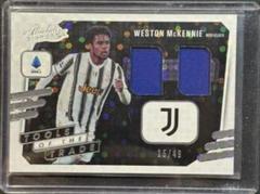 Weston McKennie [Silver Circles] #T-WMK Soccer Cards 2020 Panini Chronicles Absolute Tools of the Trade Prices