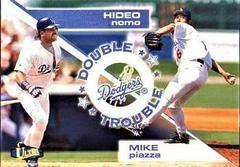 Mike Piazza / Hideo Nomo #8DT Baseball Cards 1998 Ultra Double Trouble Prices