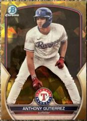 Anthony Gutierrez [Gold] Baseball Cards 2023 Bowman Draft Chrome Prices