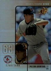 Paxton Crawford #193 Baseball Cards 2000 Spx Prices