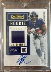 J. K. Dobbins [Autograph] #RTS-JKD Football Cards 2020 Panini Contenders Rookie Ticket Swatches Prices