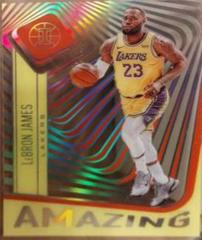LeBron James [Asia Red Yellow] Basketball Cards 2020 Panini Illusions Amazing Prices