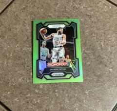 Jayson Tatum [Neon Green] #7 Basketball Cards 2023 Panini Prizm Monopoly Prices