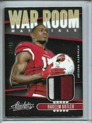 Hakeem Butler Football Cards 2019 Panini Absolute War Room Materials Prices
