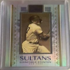 Giancarlo Stanton Baseball Cards 2022 Panini Three and Two Sultans Prices