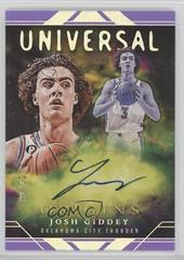 Josh Giddey [Purple FOTL] #3 Basketball Cards 2023 Panini Origins Universal Autograph Prices