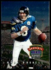Mark Brunell #99 Football Cards 1996 Playoff Absolute Prices