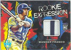 Wander Franco [Blue] #RE-WF Baseball Cards 2022 Panini Diamond Kings Rookie Expression Prices