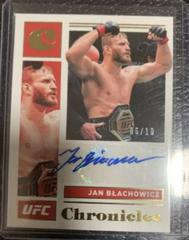 Jan Blachowicz [Gold] Ufc Cards 2021 Panini Chronicles UFC Signatures Prices