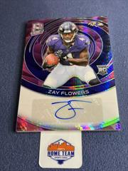 Zay Flowers #1 Football Cards 2023 Panini Spectra Rookie Autograph Neon Pink Prices