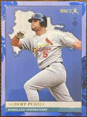 Albert Pujols [Blue] #2 Baseball Cards 2022 Topps X Juan Soto Prices