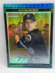 Justin Huber [Gold Refractor] Baseball Cards 2002 Bowman Chrome Gold Prices