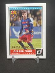 Gerard Pique [Silver Press Proof] #73 Soccer Cards 2015 Panini Donruss Prices