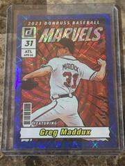 Greg Maddux [Blue] Baseball Cards 2023 Panini Donruss Marvels Prices